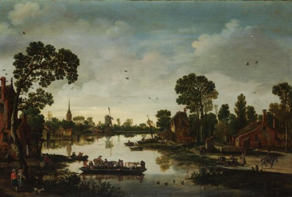 Esaias van de Velde, Het ponteveer