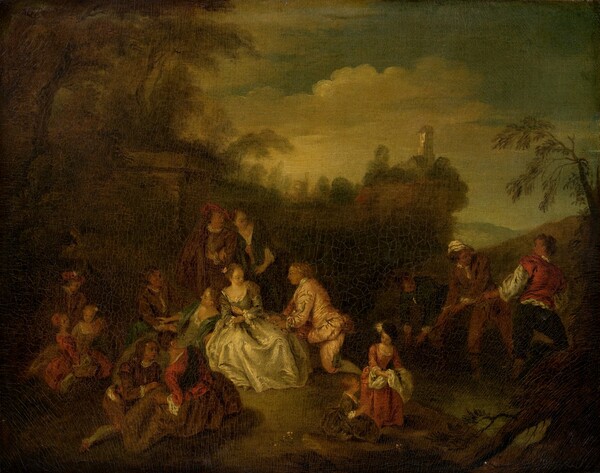 after Jean-Baptiste Joseph Pater, The Gift of the Fishermen