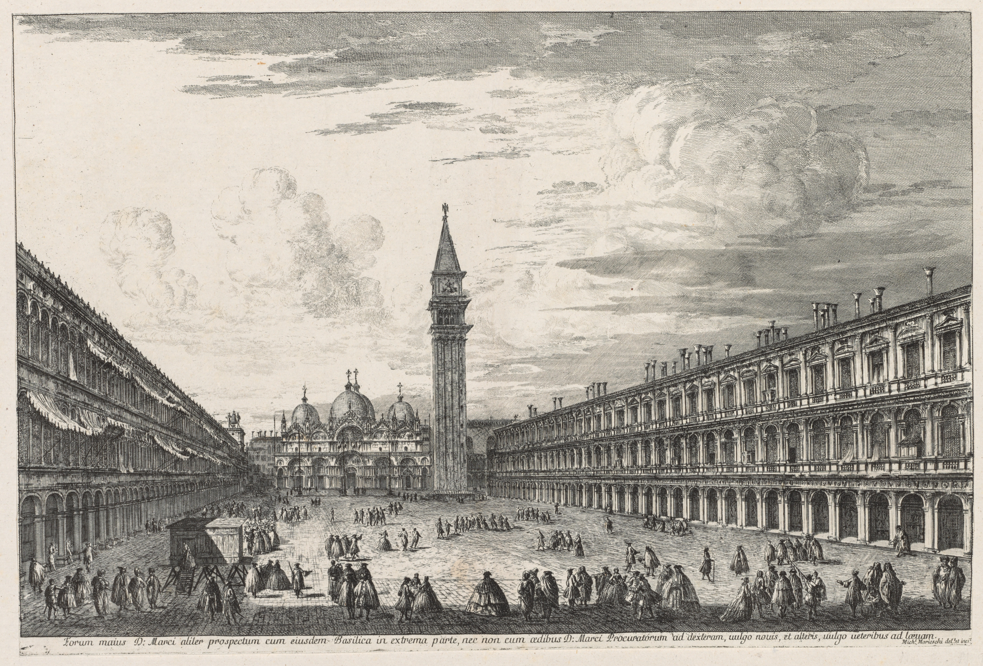 Michele Marieschi, Views of Venice:  Piazzo S. Marco