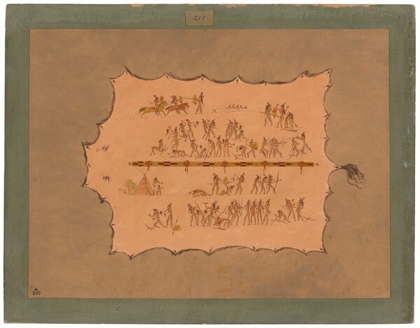 George Catlin, Facsimile of a Sioux Robe