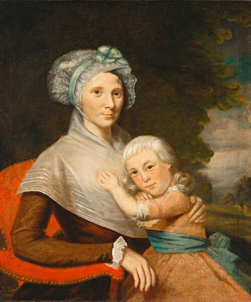 Ralph Earl, Martha Tennent Rogers (Mrs. David Rogers) and Her Son, probably Samuel Henry Rogers