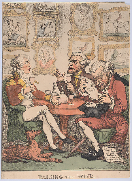 Thomas Rowlandson, Raising the Wind