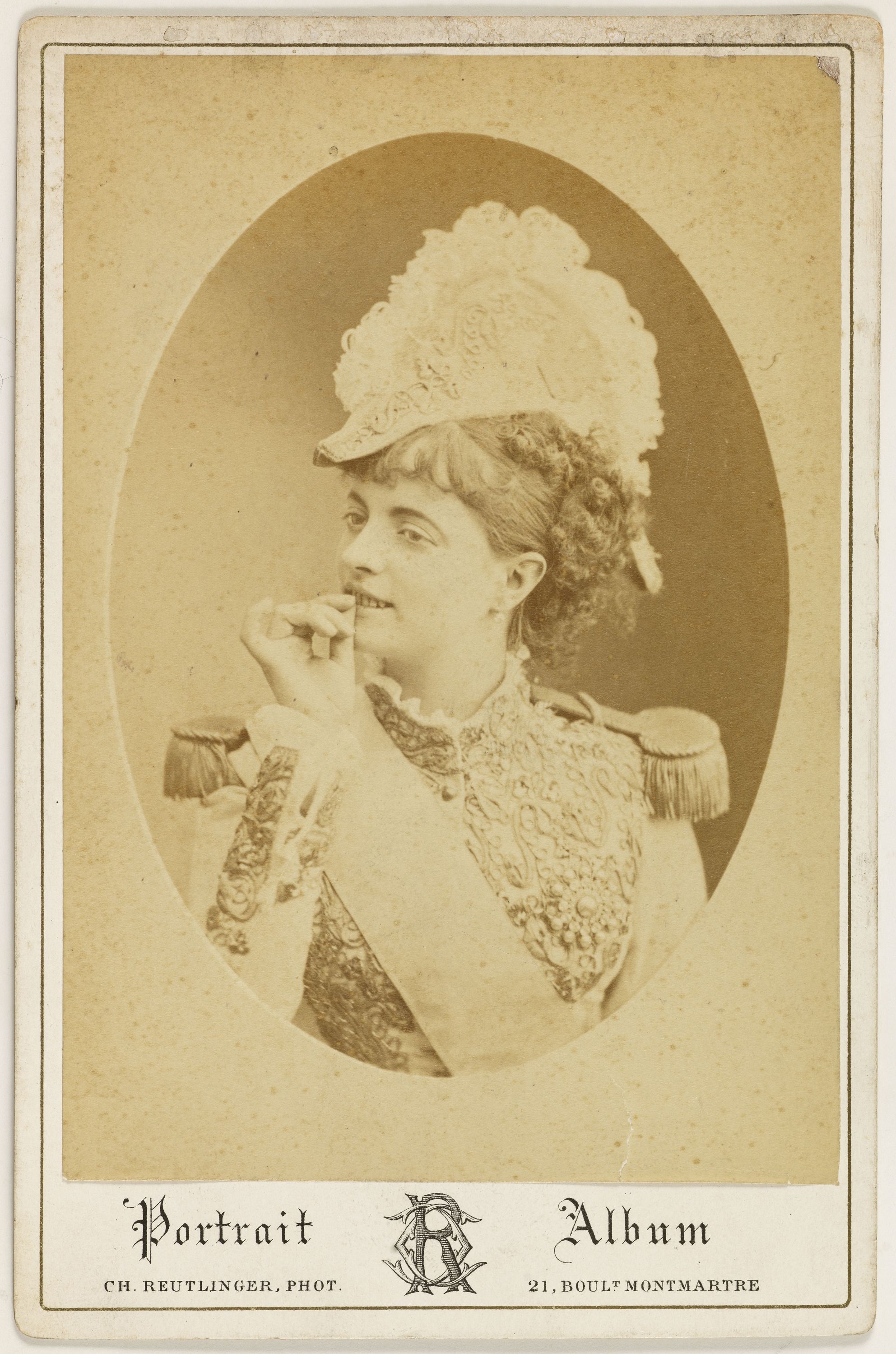 Charles Reutlinger, Portrait de Mary Albert, actrice