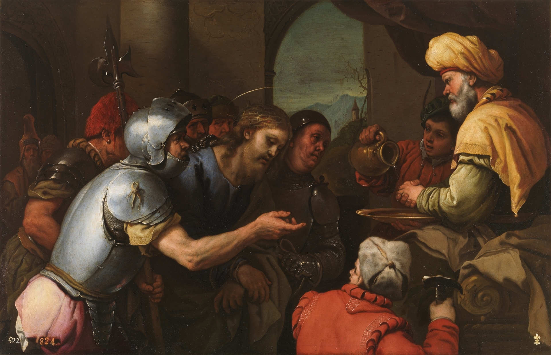 Luca Giordano, Pilate washing his Hands