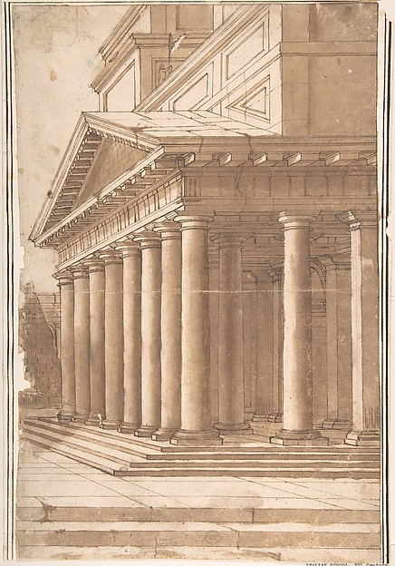 Anonymous, Italian, 16th century, Portico