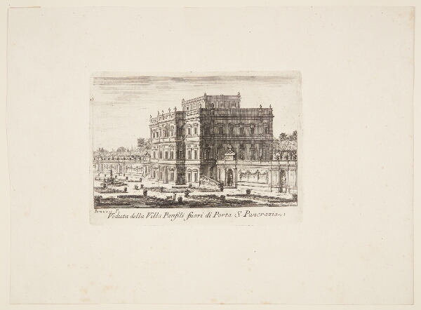 Giovanni Battista Piranesi, Villa Panfili udenfor Porta S. Pancrazio