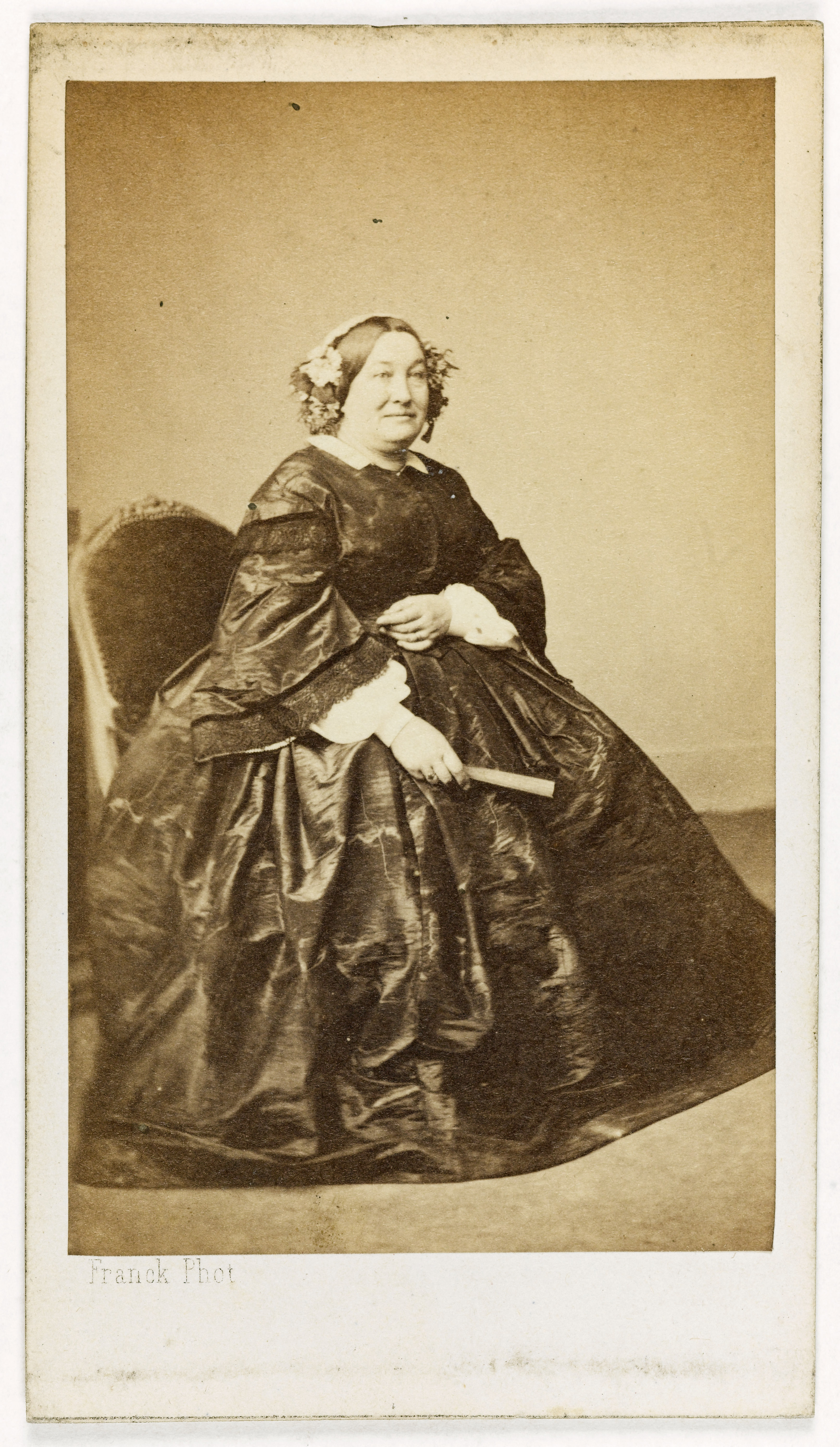 Franck, Portrait de Mme Thierret (Félicia Georgin, dite), (-1873), (actrice)
