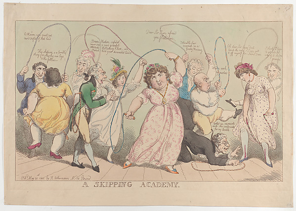 Thomas Rowlandson, A Skipping Academy