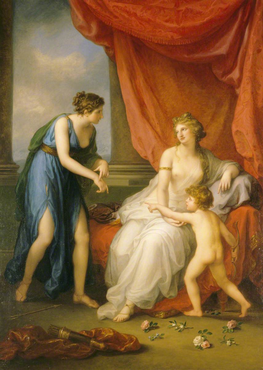 Angelica Kauffmann, Euphrosyne complaining to Venus of the Wound caused by Cupid’s Dart
