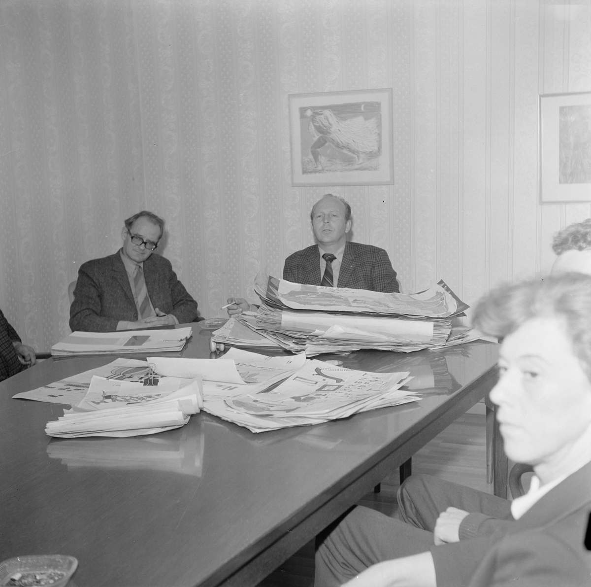 Tierp Arbetarbladet, Teckningstävling "Håll Tierp rent", Uppland, maj 1972