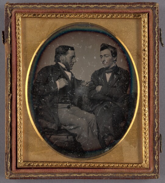 Unknown, [Portrait of Two Seated Men]