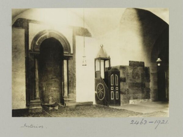 K.A.C. Creswell, The Mihrab and Minbar of the Mosque of al-Saffahiyya, Aleppo