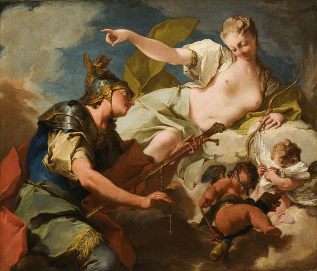 Giambattista Pittoni, Venus giving Arms to Aeneas