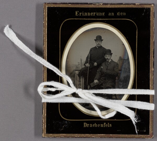 Unknown, [Portrait of Two Men Wearing Bowler Hats]
