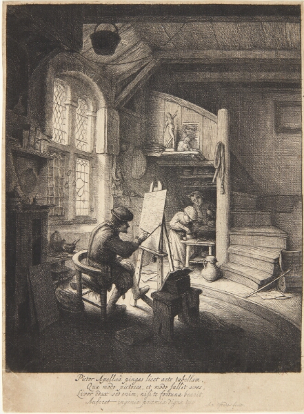 Adriaen van Ostade, Maleren