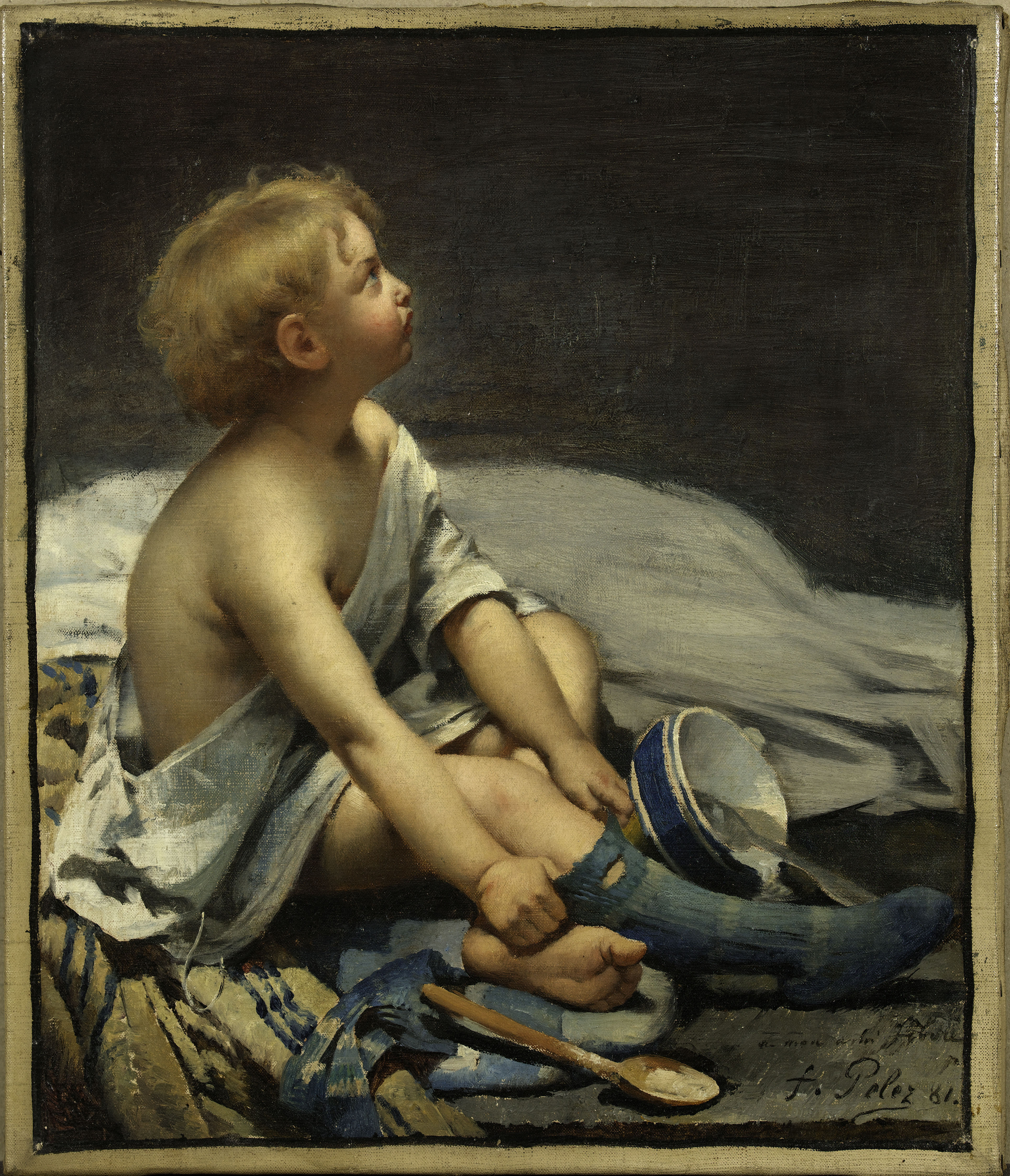 Fernand Pelez, Un enfant dans la mansarde