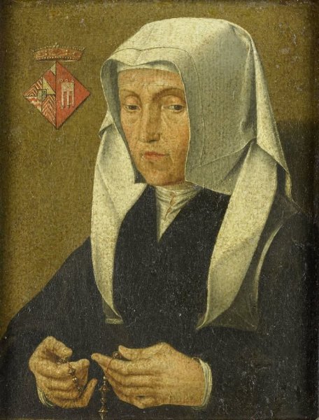 anonymous, Portrait of Magdalena van Werdenborgh (1464-1538)