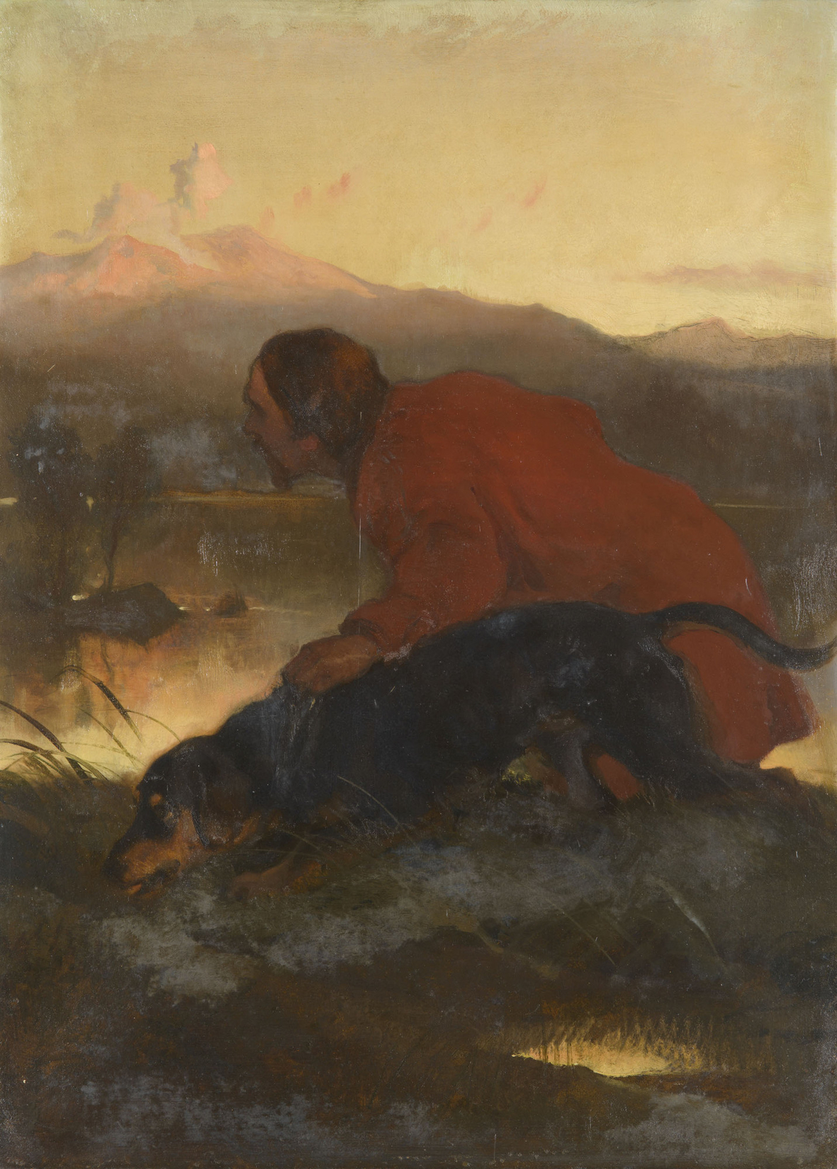 Edwin Landseer, The Hunter and the Bloodhound