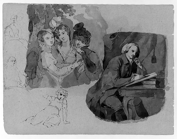 Thomas Sully, (From Sketchbook)