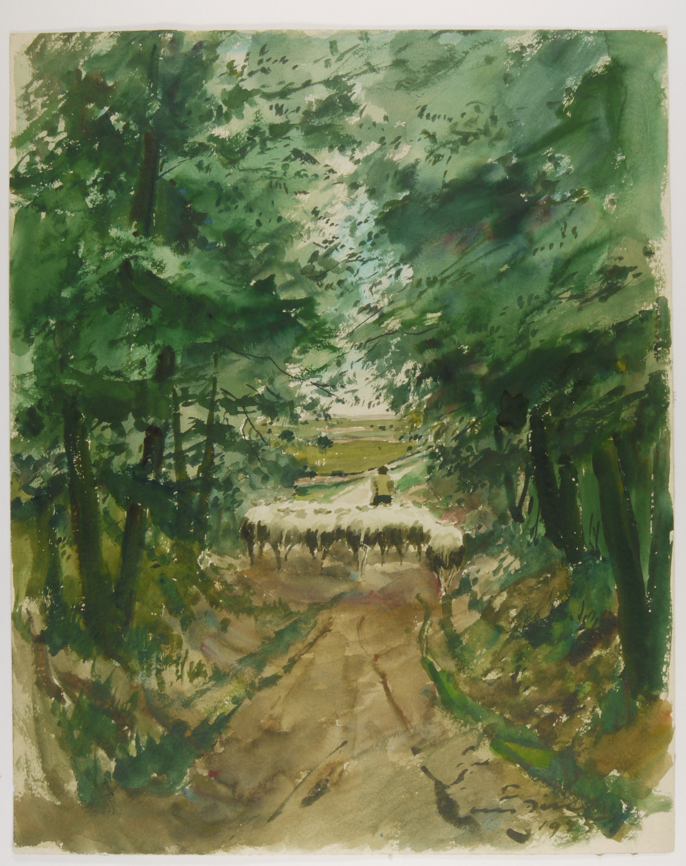 Otto Dill, Schafherde