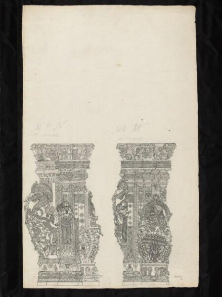 Unknown, Architectural drawing of Tirumala Nayak at Madura,