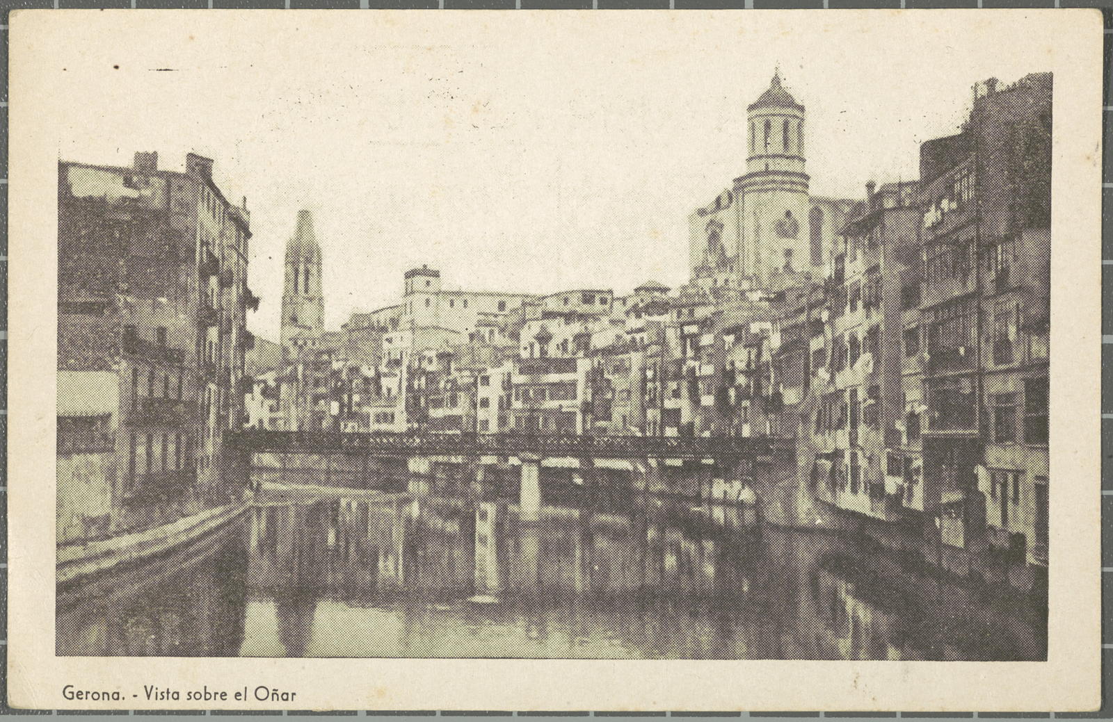 Desconegut, Gerona.-View on the Oñar