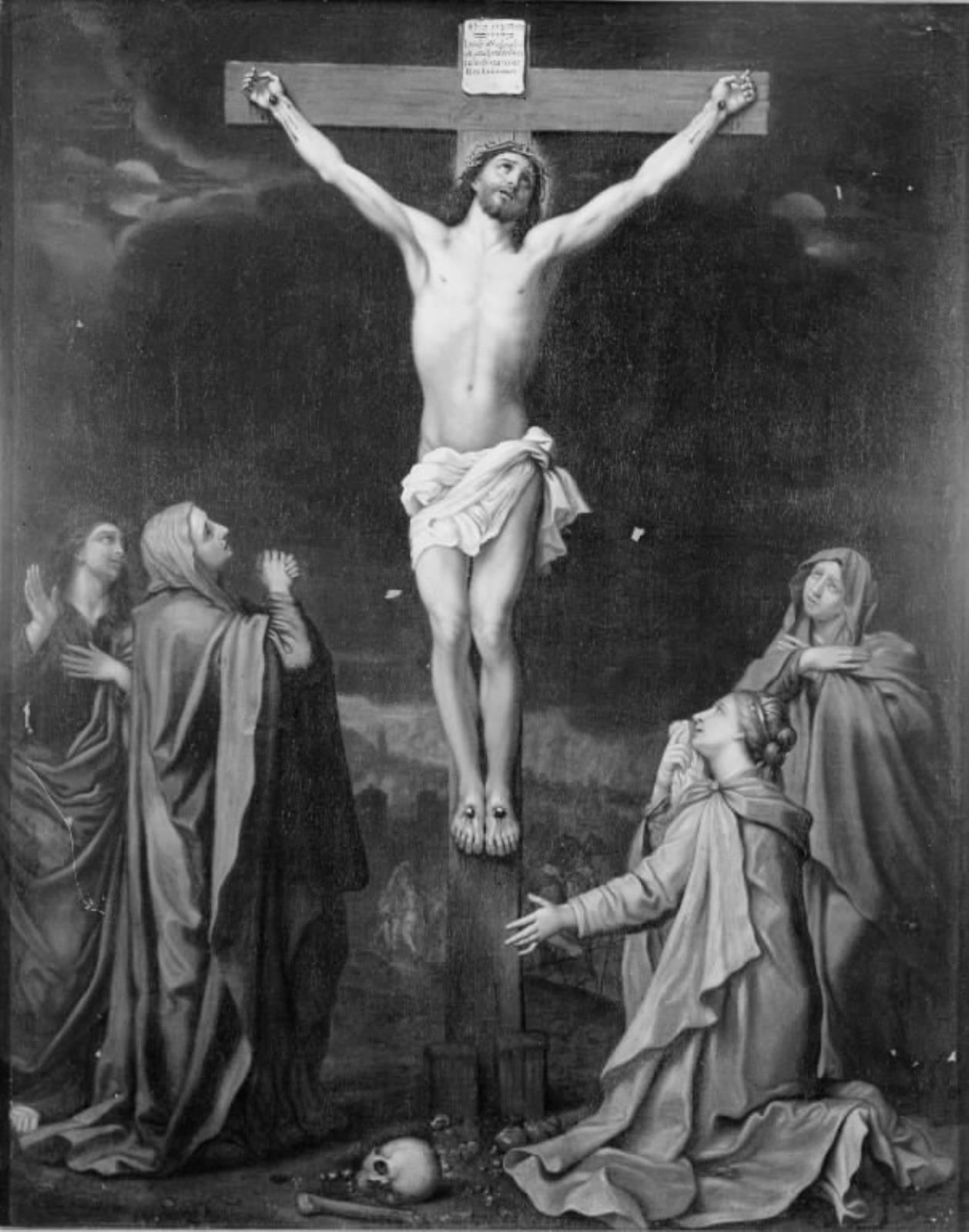 Agostino Carracci, Kristus på korset