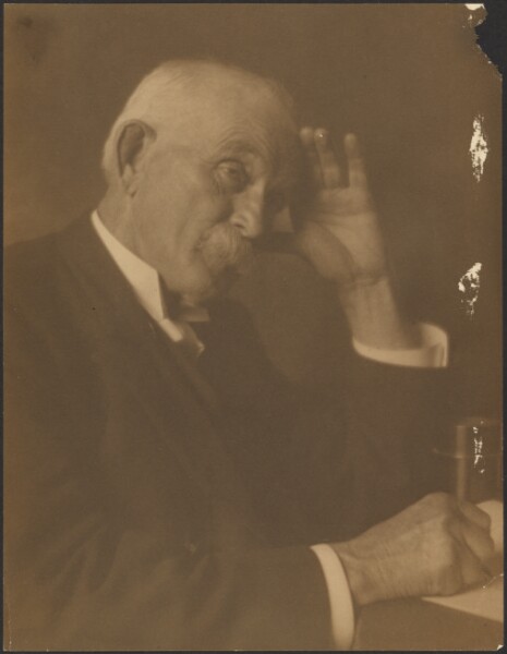 Louis Fleckenstein, [Portrait of a Man Seated at Desk]