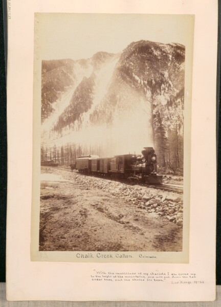 William Henry Jackson, Chalk Creek Cañon. Colorado