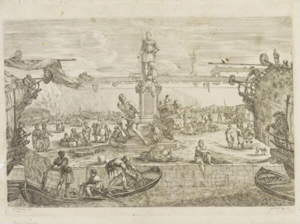 Stefano della Bella, Vues du port de Livourne