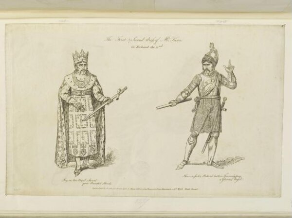Unknown, The first and second dress of Mr. Kean in Richard II.