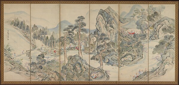 Ike no Taiga, Orchid Pavilion Gathering; Autumn Harvest Festival