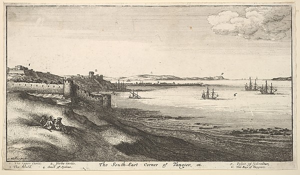 Wenceslaus Hollar, South East Corner of Tangier, from "Views of Tangier"