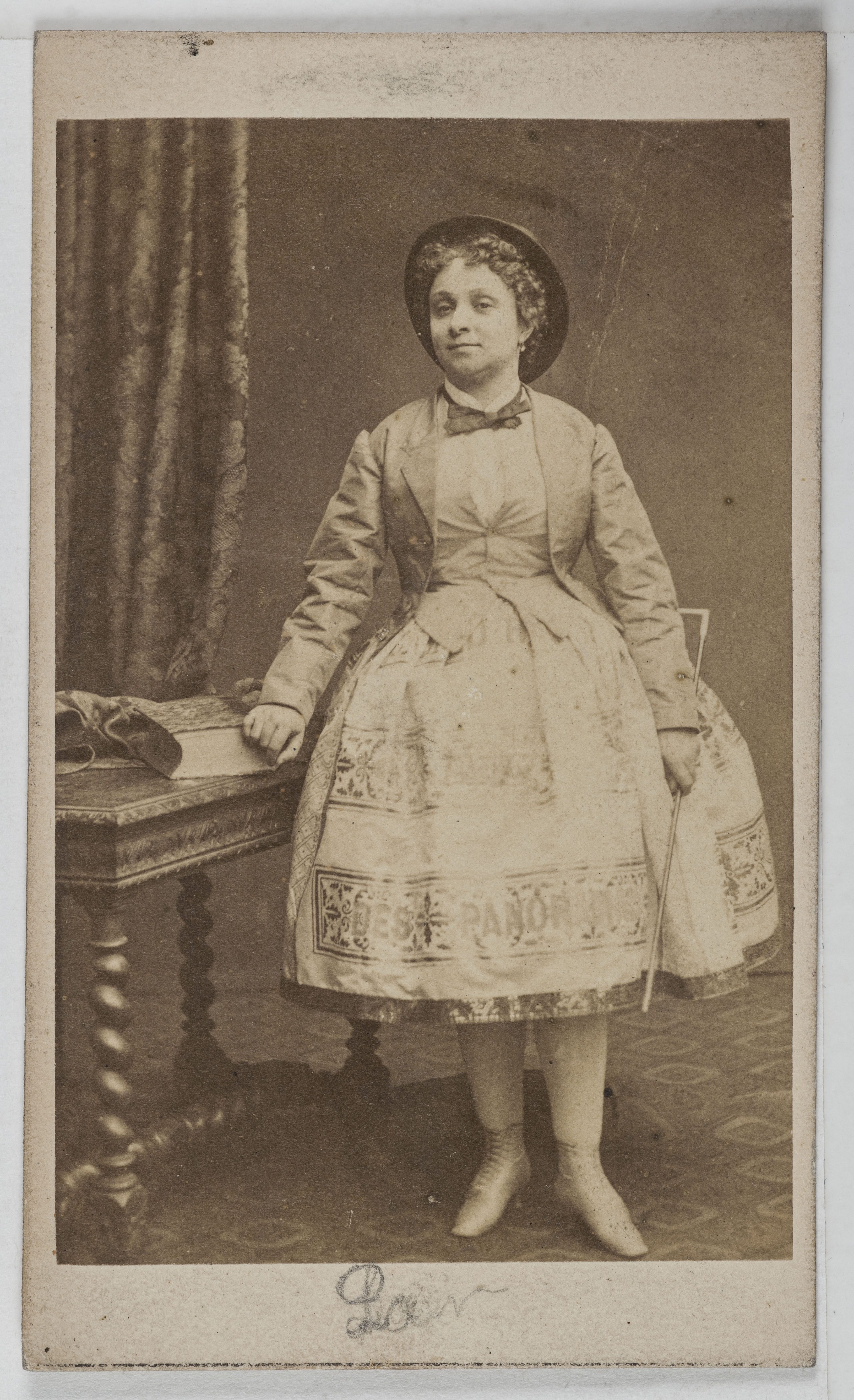 Anonyme, Portrait de Joséphine Panseron (-1890), actrice de théâtre entre 1868 et 1888.