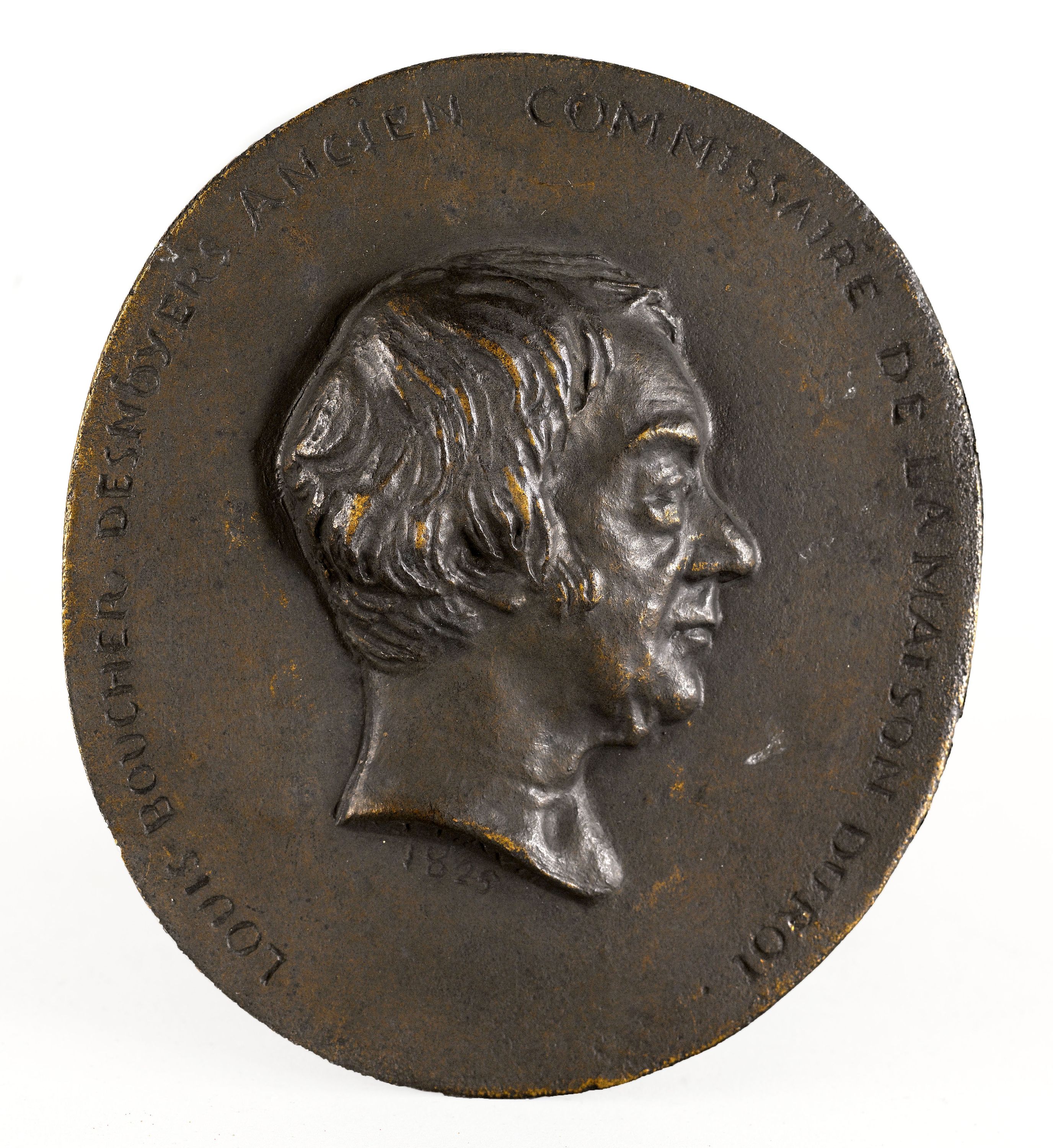 David d'Angers, Portrait d'Auguste Boucher, baron Desnoyers, dit Boucher-Desnoyers (1779-1857), peintre et sculpteur