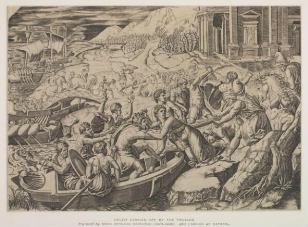 Raphael, Helen carried off by the Trojan Warriors