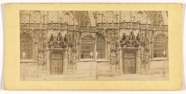 Unknown, [Exterior of unidentified French church]