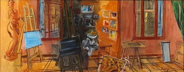 Raoul Dufy, Atelier de Perpignan,"La Frileuse"