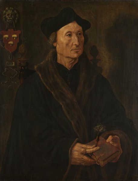 Maarten van Heemskerck, Portrait of Johannes Colmannus, Rector of the Convent of St. Agatha at Delft