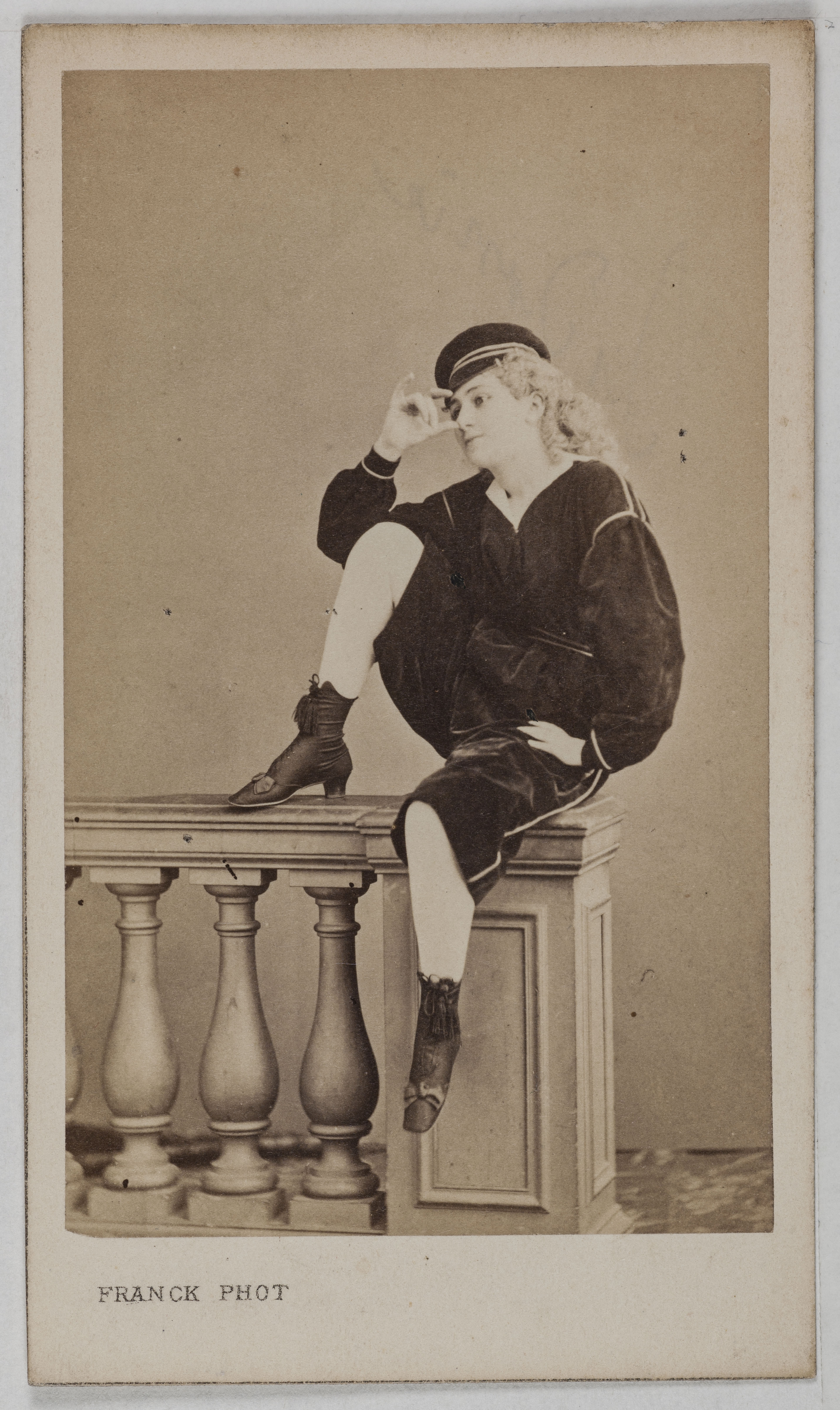 Franck, Portrait de Marie Jolly ou Joly (actrice aux Folies Marigny)