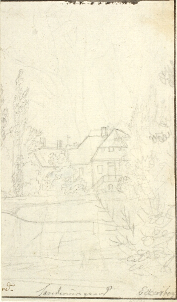 C.W. Eckersberg, Sanderumgaard set fra haven