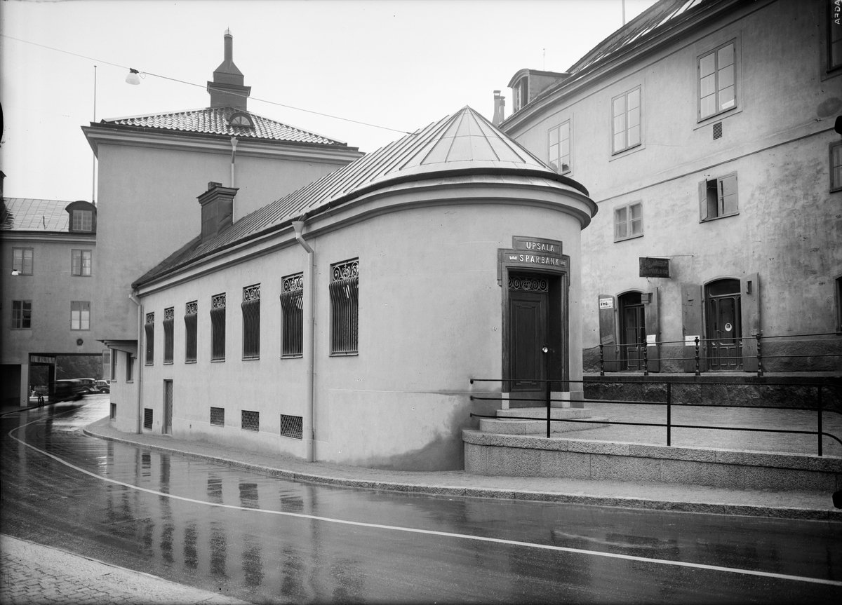 Paul Sandberg, Sysslomansgatan, S:t Eriks gränd och Gillbergska huset, kvarteret Holmen, Uppsala 1935