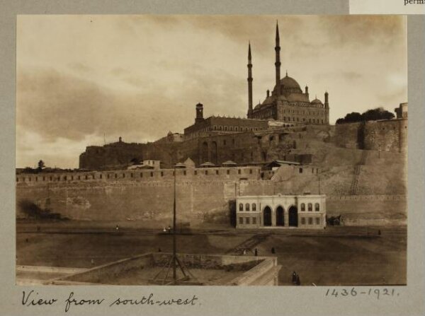 K.A.C. Creswell, View from southeast on the Citadel of Salah el-Din, Cairo