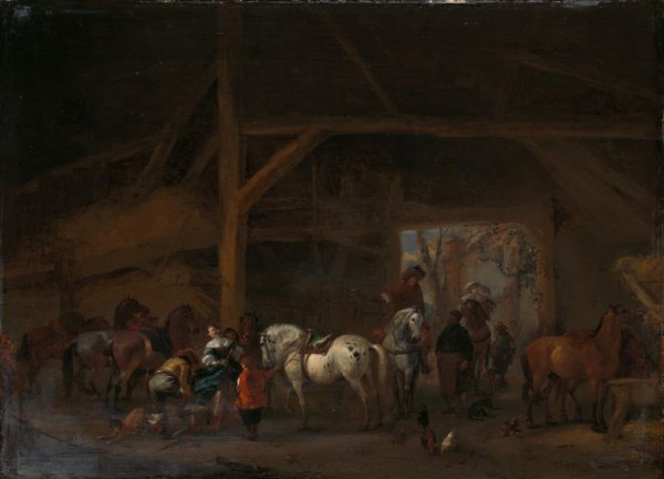 Philips Wouwerman, A Stable