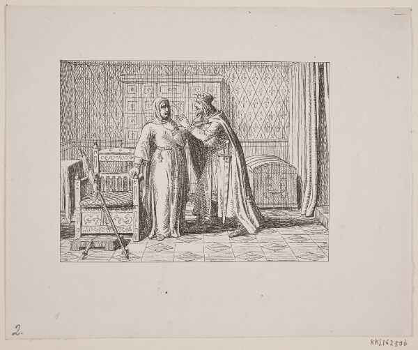 Constantin Hansen, Illustration til Svend Grundtvig, "Marsk Stig: Dansk Folkevise Fra 13de Aarhundrede", 1861