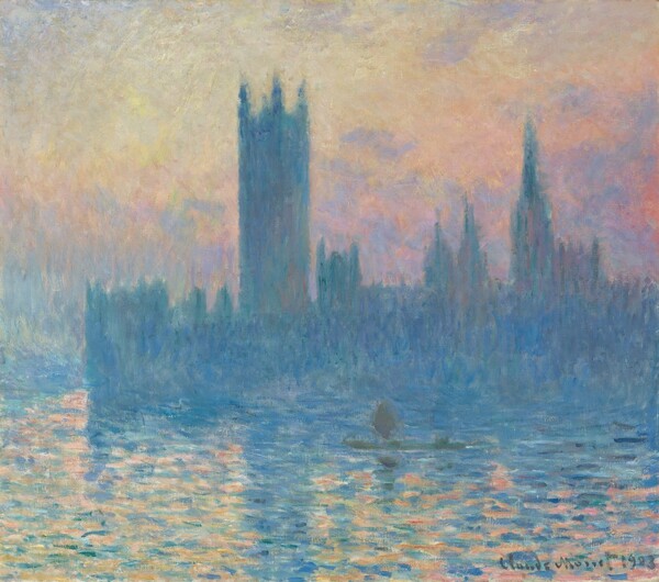 Claude Monet, The Houses of Parliament, Sunset