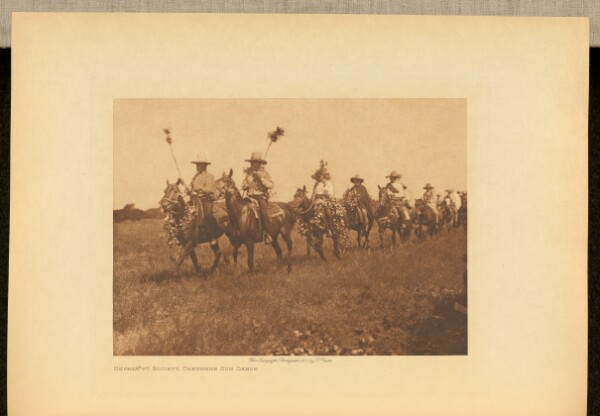 Edward S. Curtis, Héfatáⁿyŭ Society, Cheyenne Sun Dance
