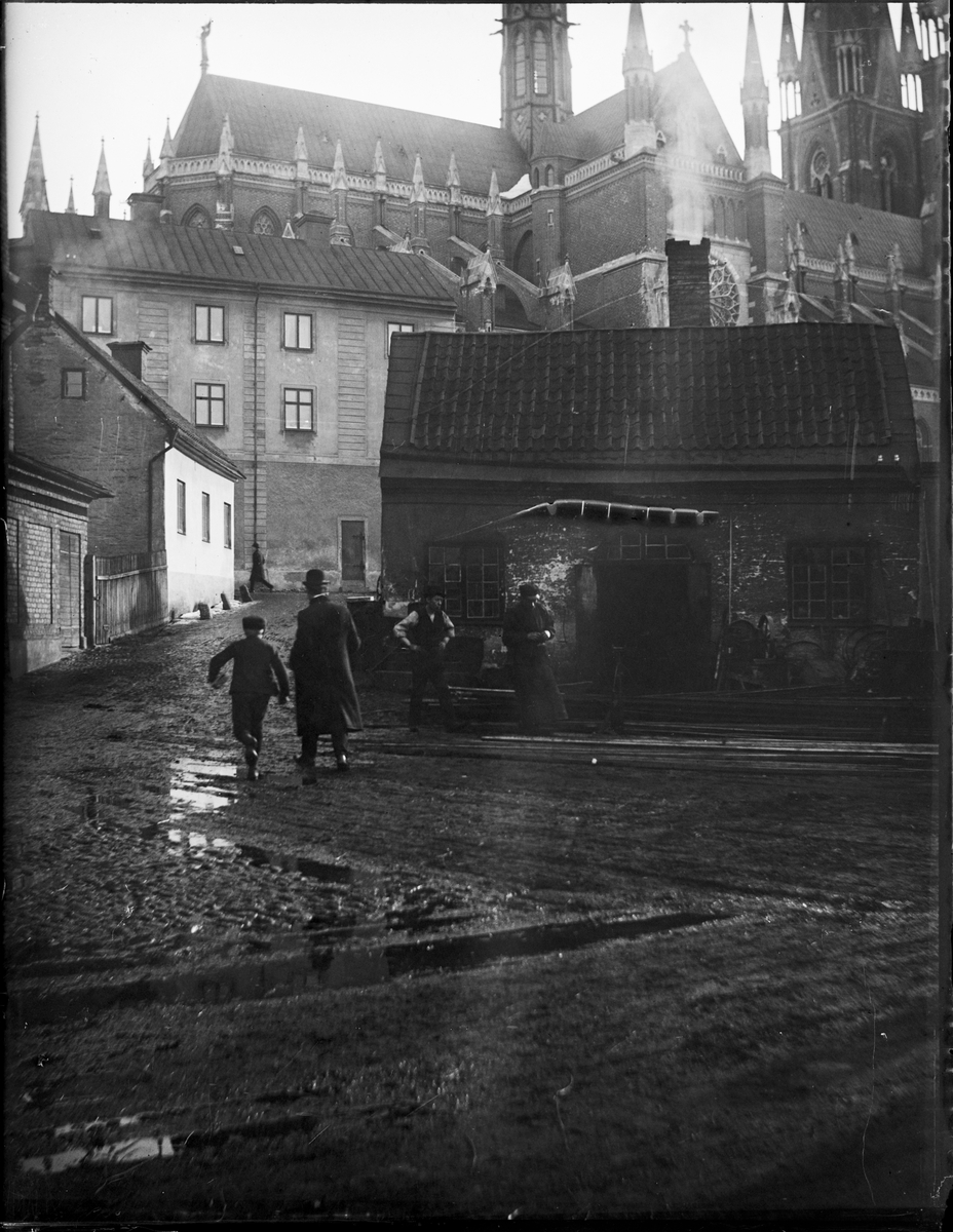Okänd,, Uppsala Cathedral from the Swedish Academy Mill