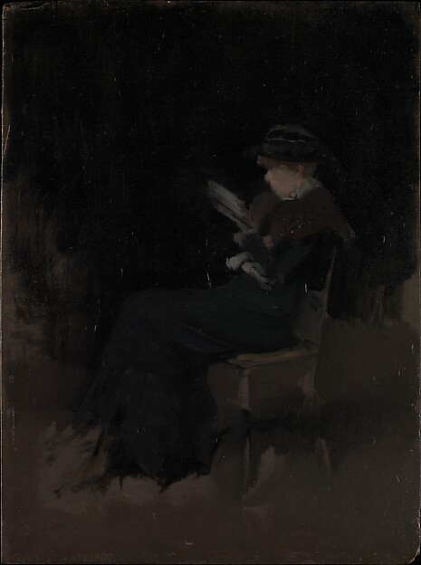 James McNeill Whistler, Arrangement in Black: Girl Reading