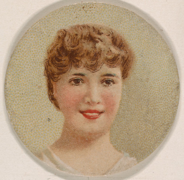 Kinney Brothers Tobacco Company, Portrait of woman, from the Novelties series (N228, Type 1) issued by Kinney Bros.